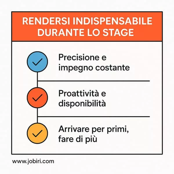 rendersi indispensabile stage