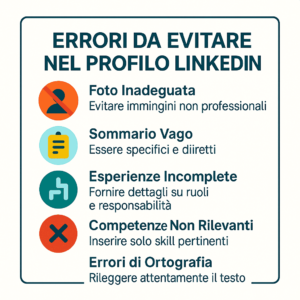 errori profilo linkedin