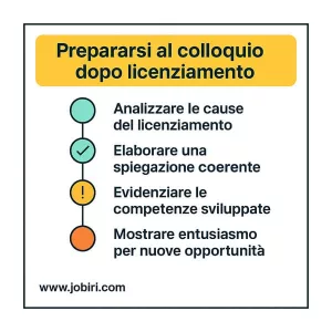 colloquio dopo licenziamento