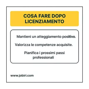 fare dopo licenziamento