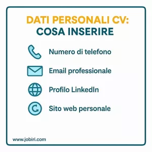 dati personali cv 
