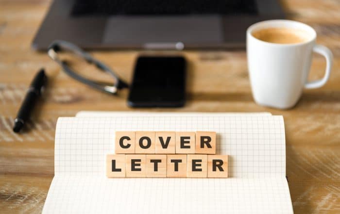 la cover letter, cioè la lettera di presentazione in inglese