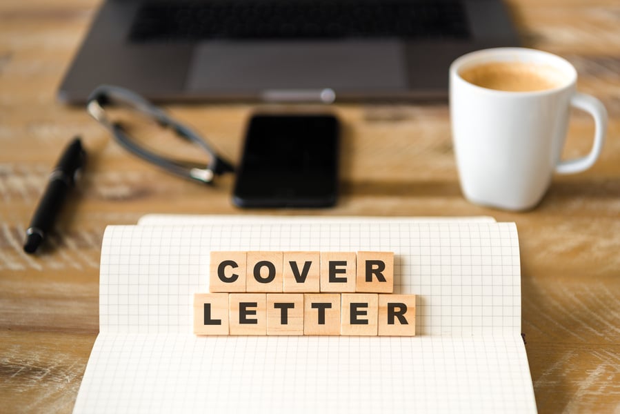 la cover letter, cioè la lettera di presentazione in inglese