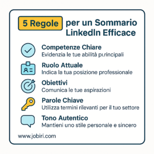 Sommario linkedin regole