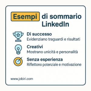 struttura sommario linkedin