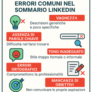 errori sommario linkedin
