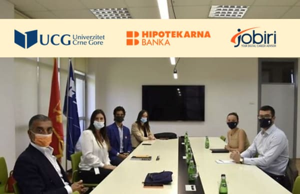 Career Service digitale all'Università del Montenegro grazie a Jobiri e Hipotekarna Banka