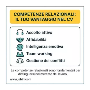 competenze relazionali cv