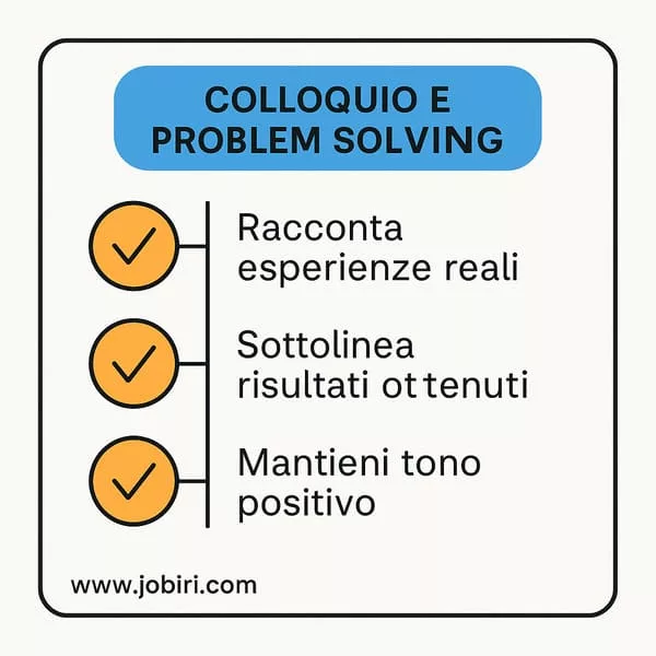 colloquio problem solving