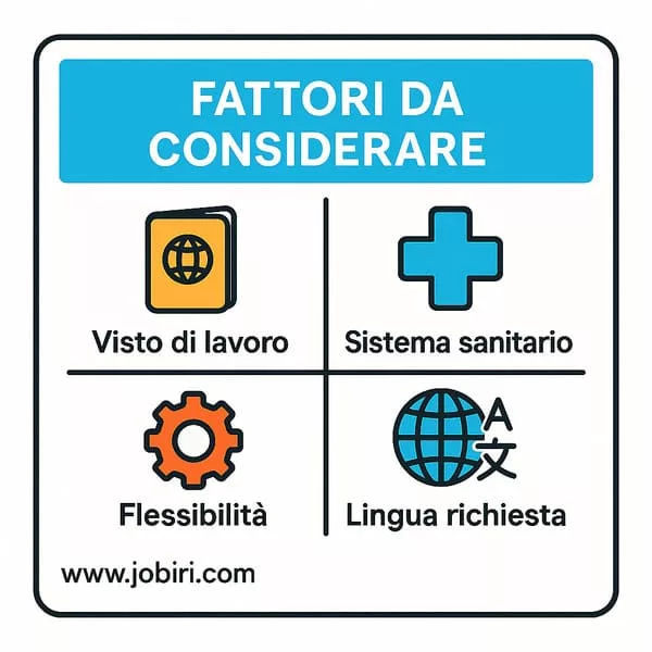 fattori lavorare estero over 40