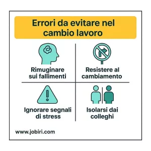 errori cambio lavoro