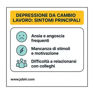 sintomi depressione cambio lavoro