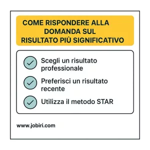 rispondere risultato jobiri
