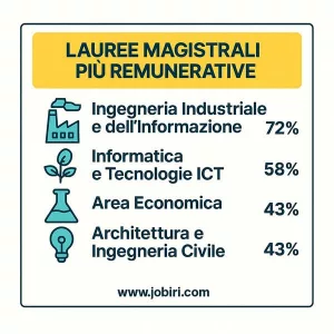 lauree magistrali reddito
