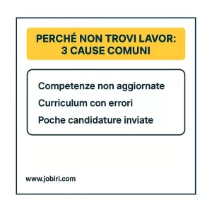perche non trovi lavoro