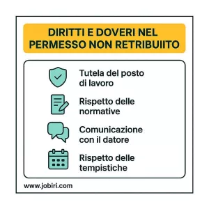 diritti doveri permesso non retribuito