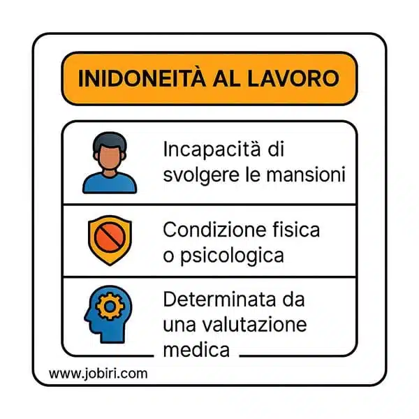 inidoneita al lavoro significato
