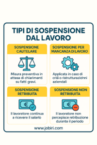tipi sospensione lavoro