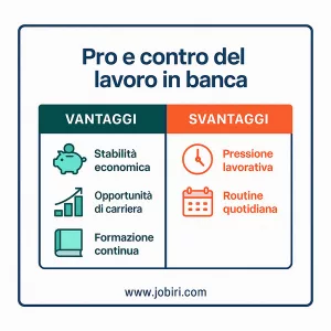 pro contro lavoro banca