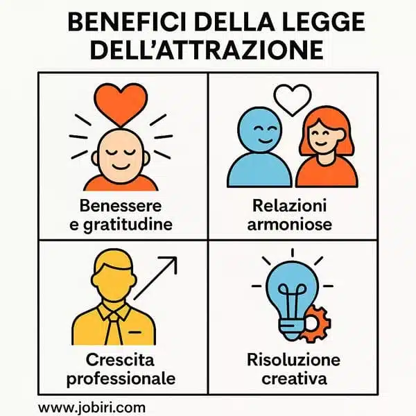 legge attrazione benefici