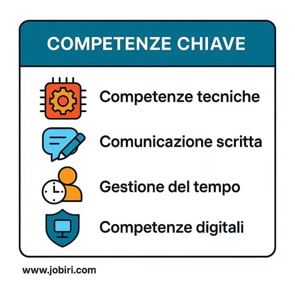 competenze chiave lavori non a contatto