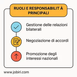 ruoli ambasciata responsabilita