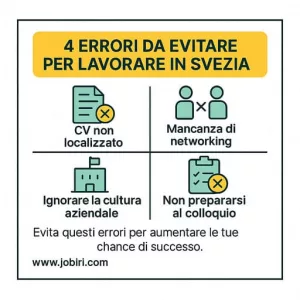 4 errori da evitare per lavorare in svezia 