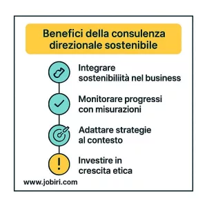 benefici consulenza direzionale sostenibile 