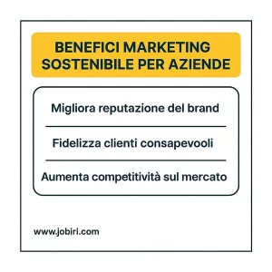 benefici marketing sostenibile