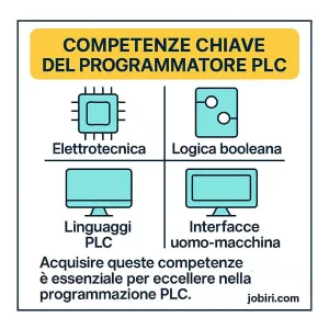 competenze chiave per diventare programmatore PLC 
