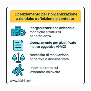 Licenziamento per riorganizzazione aziendale