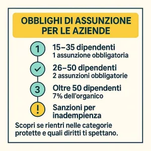 obblighi assunzione aziende 