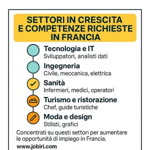 settori in crescita in francia 