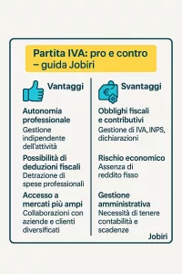 vantaggi e svantaggi partita iva
