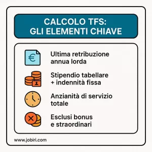 calcolo tfs elementi chiave