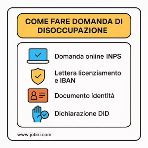 come fare domanda disoccupazione 