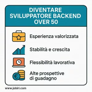 diventare sviluppatore backend-over 50 vantaggi 