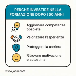 formazione dopo i 50 anni benefici 