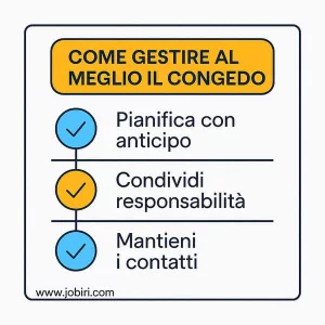 gestire al meglio il congedo