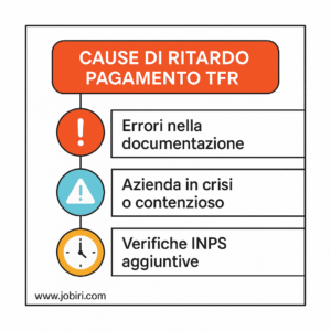 ritardi pagamento tfr inps 