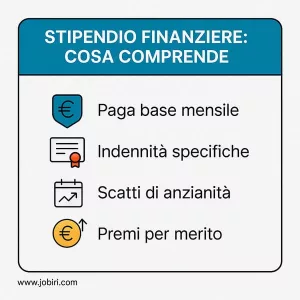 stipendio finanziere cosa comprende 