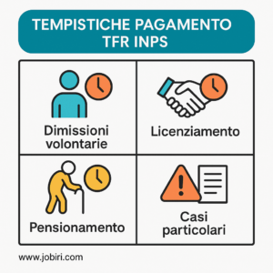 tempistiche pagamento tfr inps
