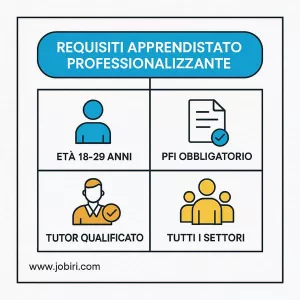 requisiti apprendistato professionalizzante 