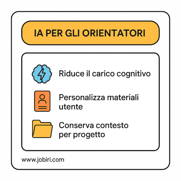 ia per gli orientatori benefici