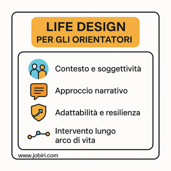 life design per orientatori idee 