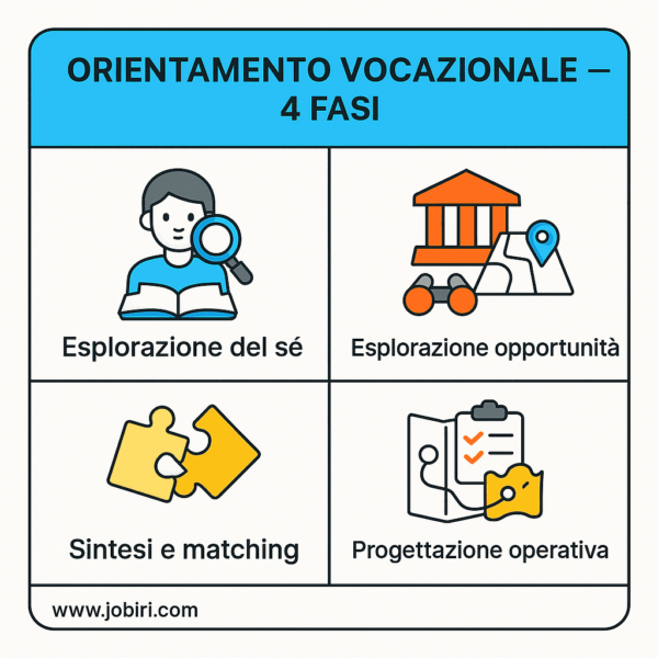 orientamento vocazionale 4 fasi 