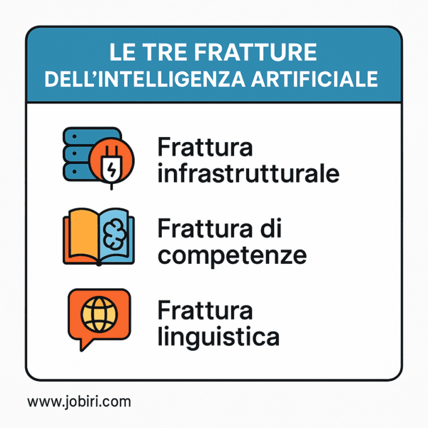 tre fratture intelligenza artificiale 