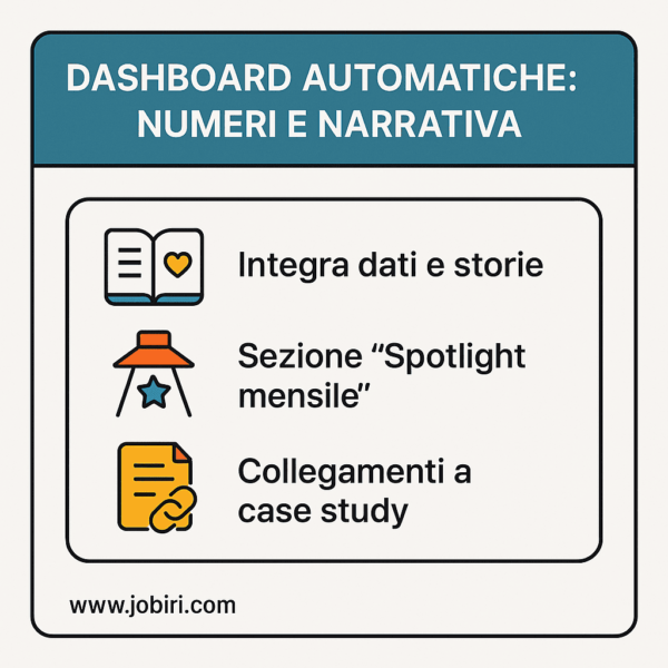 dashboard automatiche numeri e narrazione