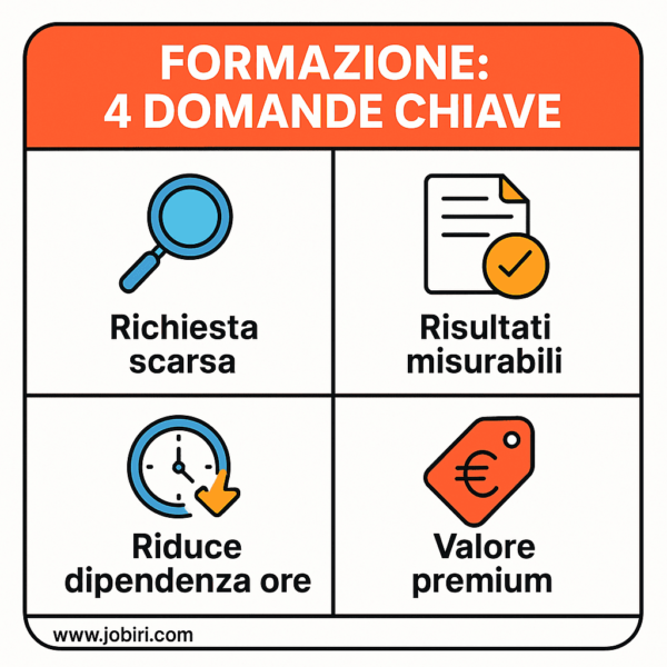 formazione 4 domande matrice