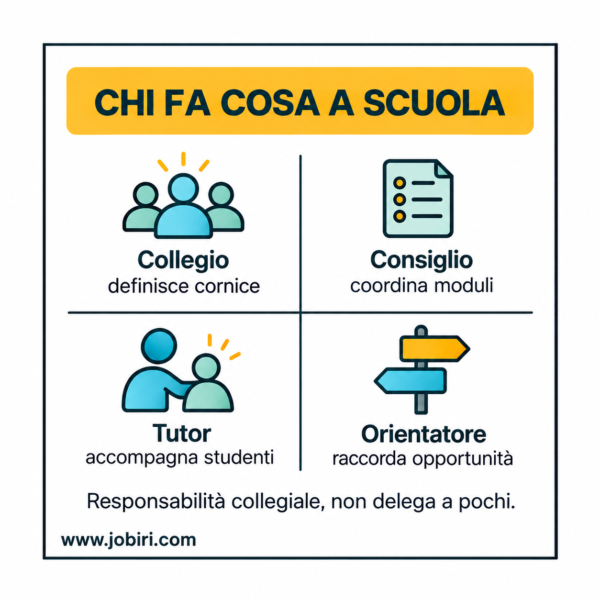 chi fa cosa a scuola